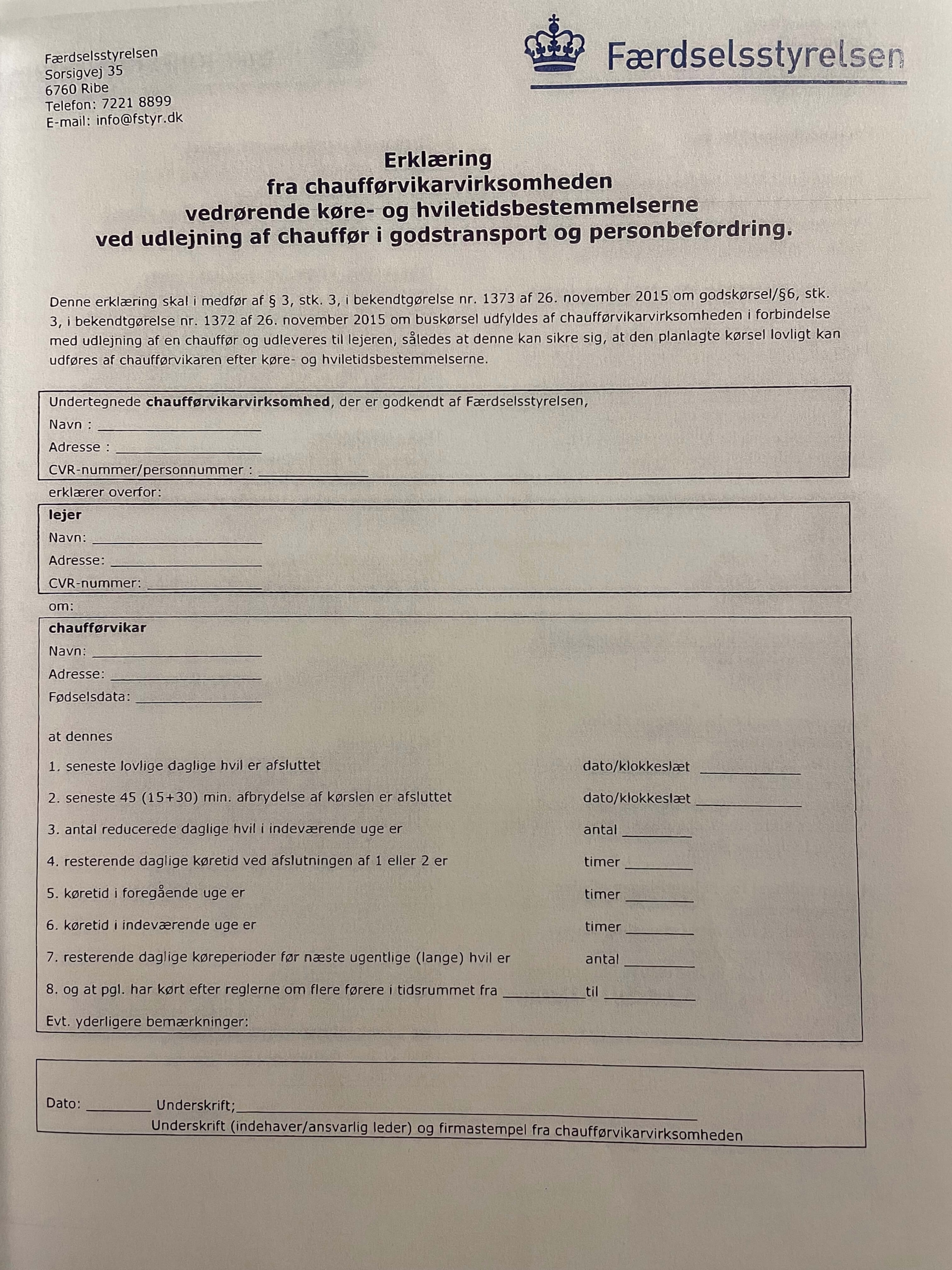 chaufførvikar bureau