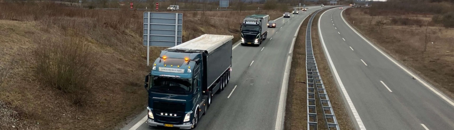 kørsel af kalk. vognmand